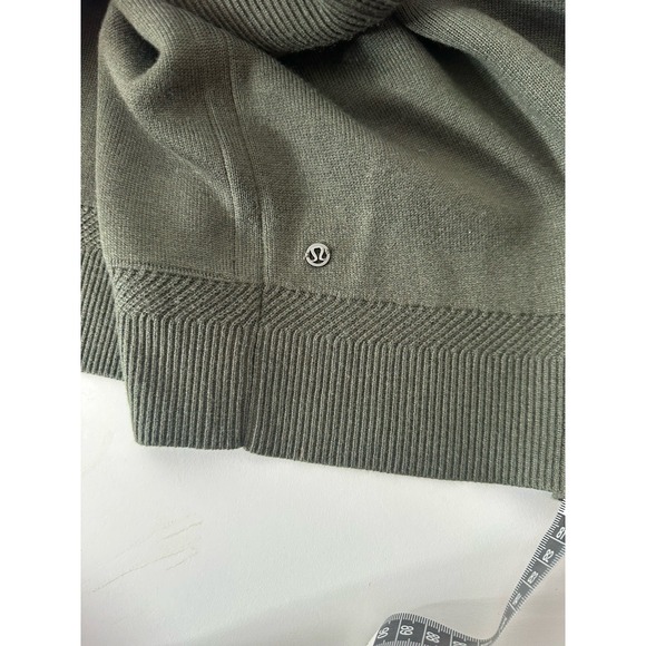 Lululemon City‎ Street Cardigan Size 10 Large Heathered Camo Green - Picture 9 of 9